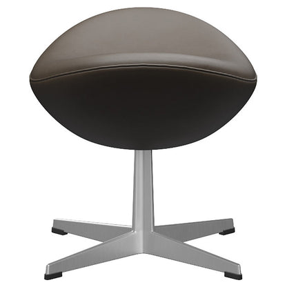Egg Leather Ottoman