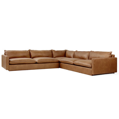 Sola Bi-Sectionala Leather Sofa