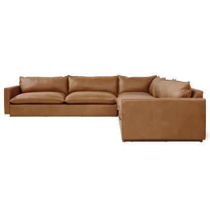 Sola Bi-Sectionala Leather Sofa