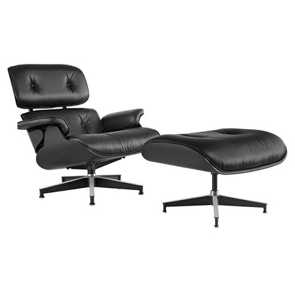 Eames Lounge Chair with Ottoman - Ebony