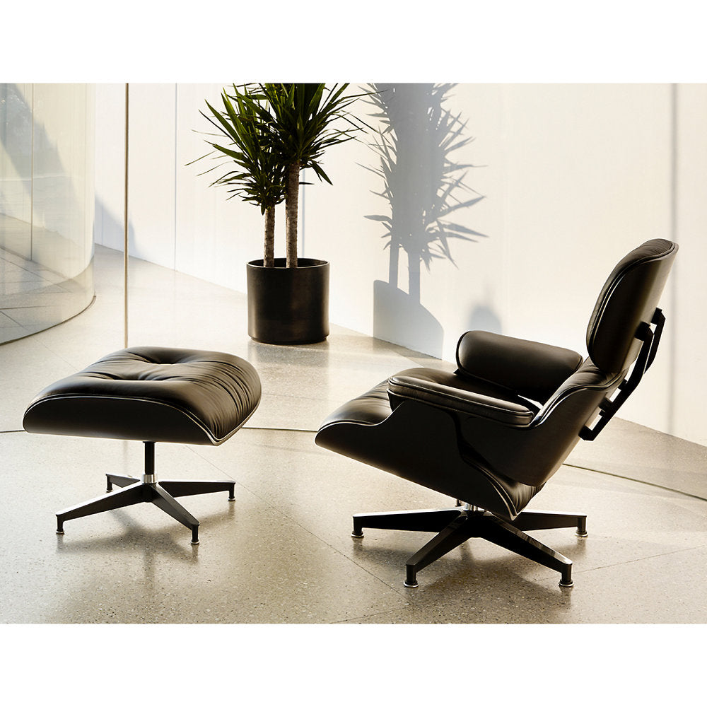 Eames Lounge Chair with Ottoman - Ebony