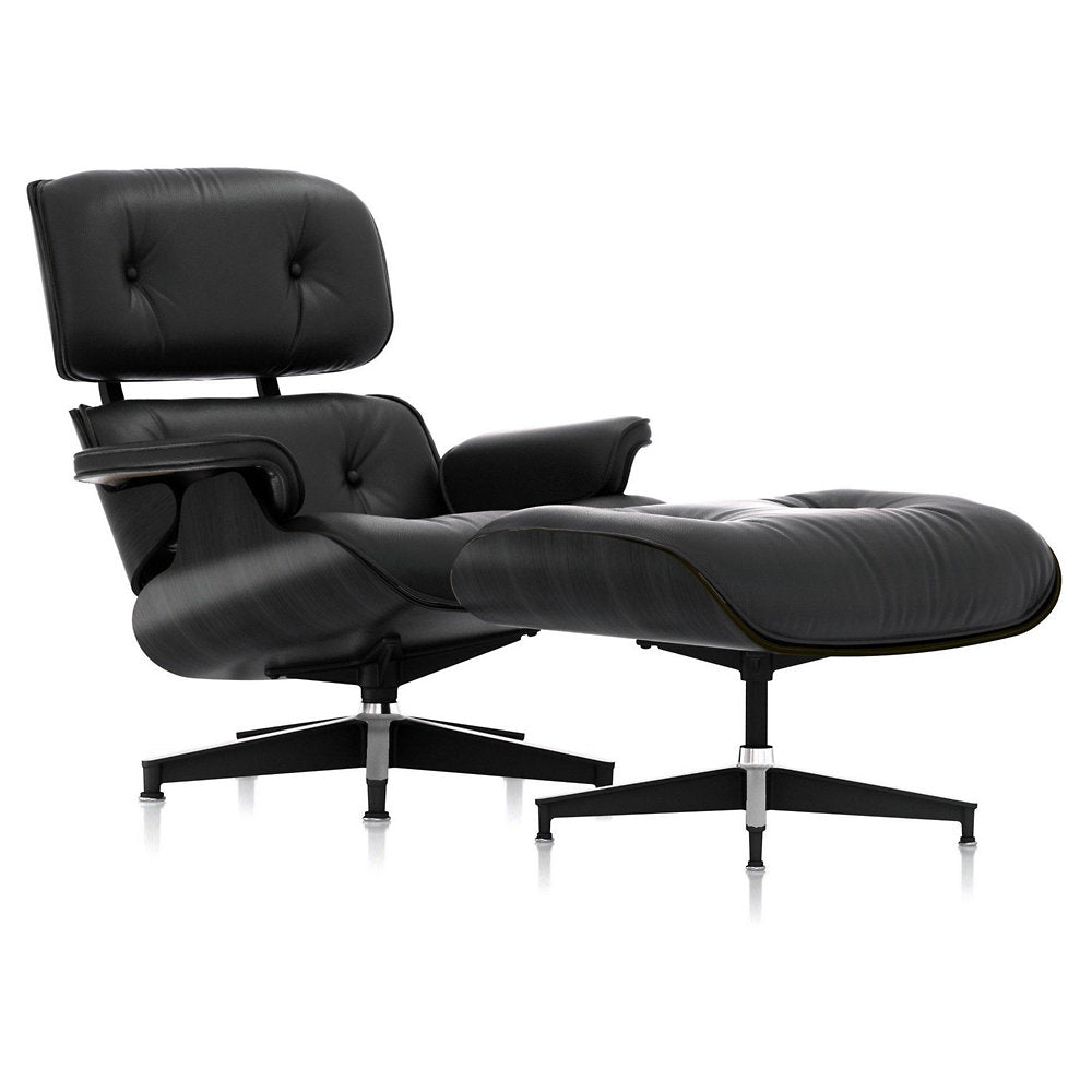 Eames Lounge Chair with Ottoman - Ebony