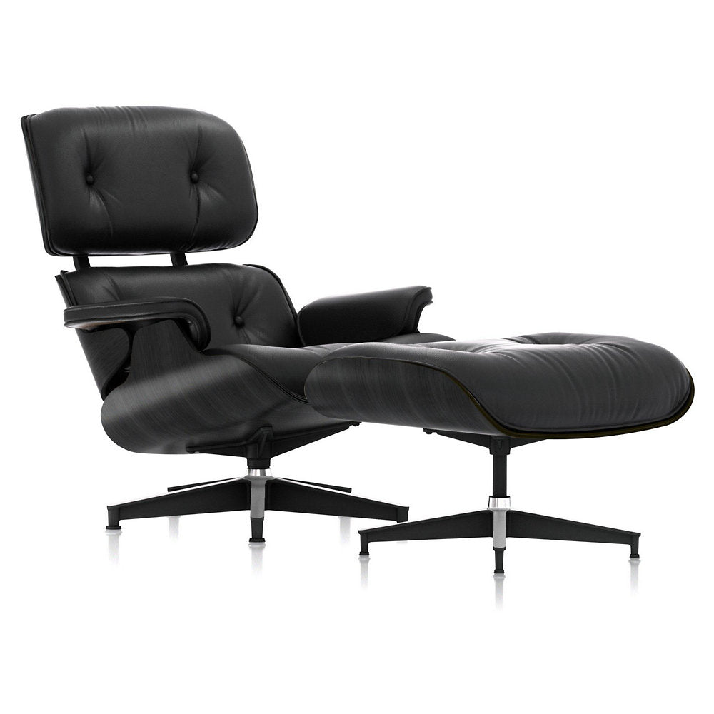 Eames Lounge Chair with Ottoman - Ebony