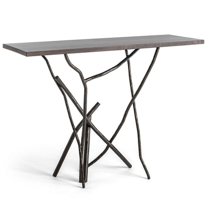 Brindille Wood Top Rectangular Console Table