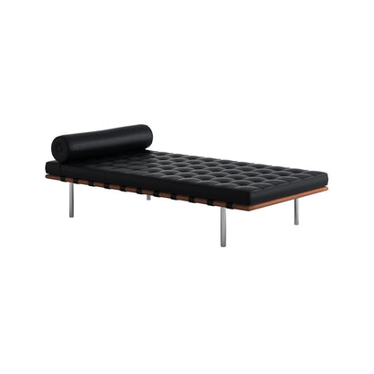 Barcelona Couch with Straps in Matching Leather