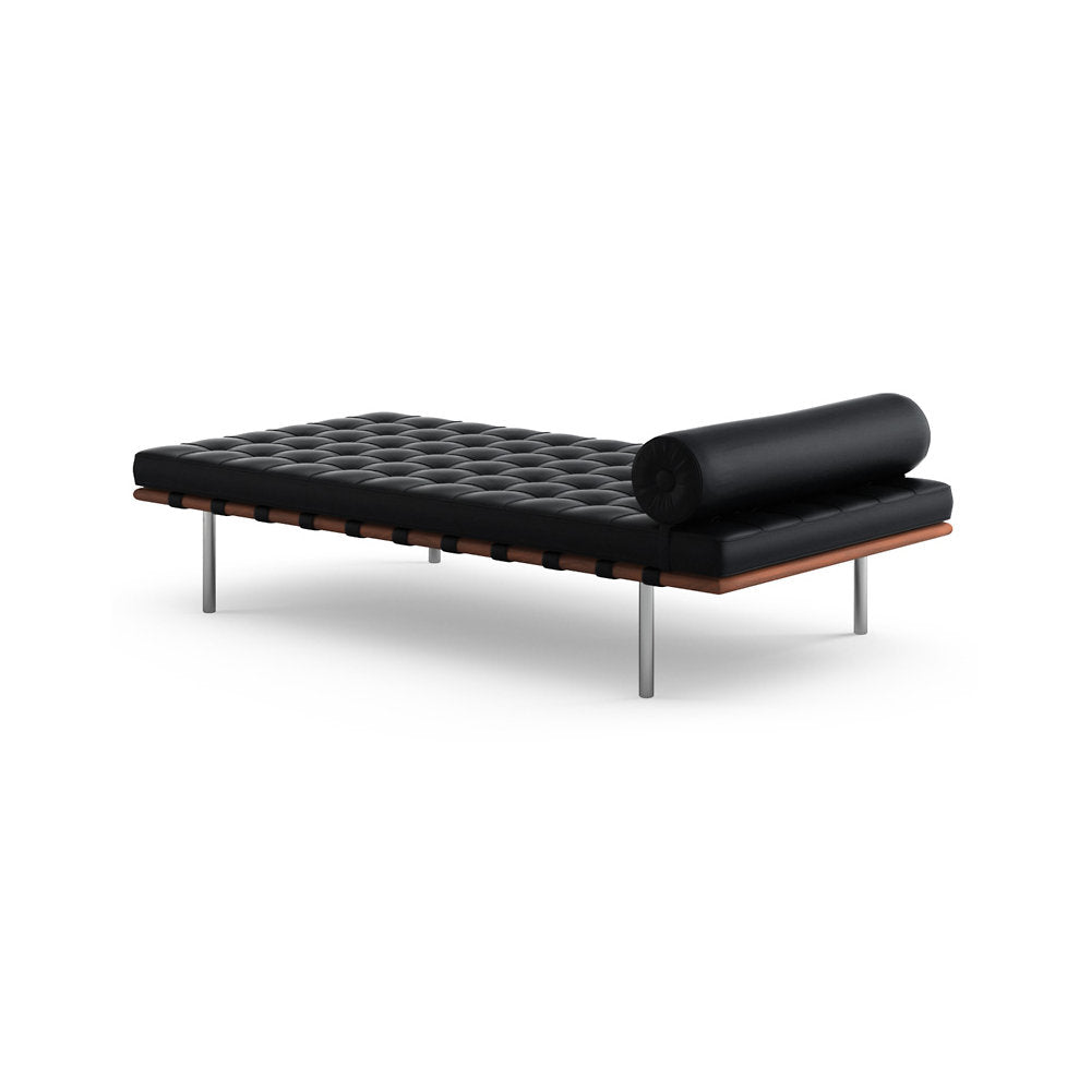 Barcelona Couch with Straps in Matching Leather