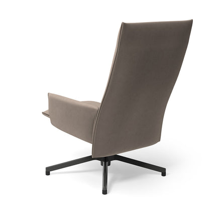 Pilot Swivel High Back Lounge, Upholstered Arms