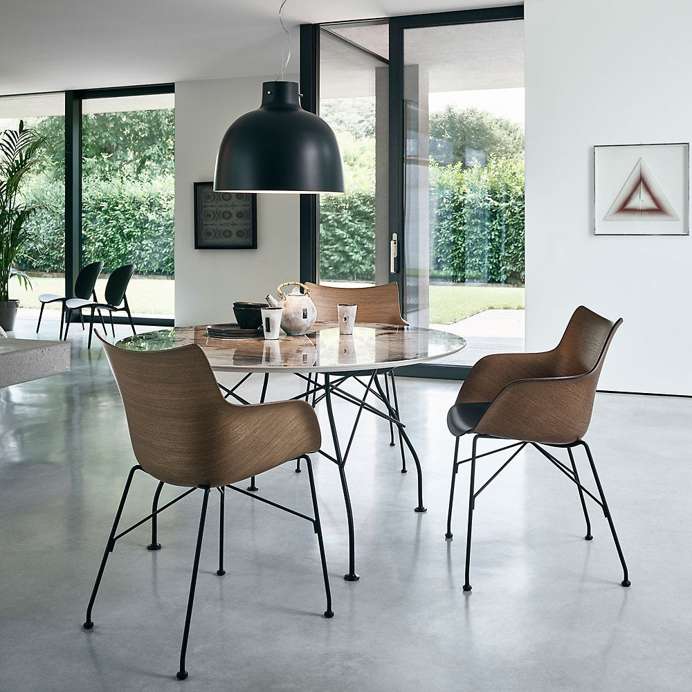Glossy Oval Dining Table