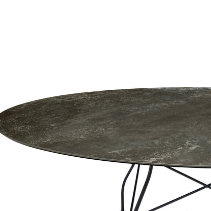 Glossy Oval Dining Table