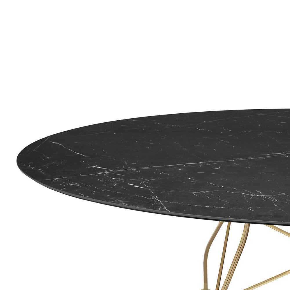 Glossy Oval Dining Table
