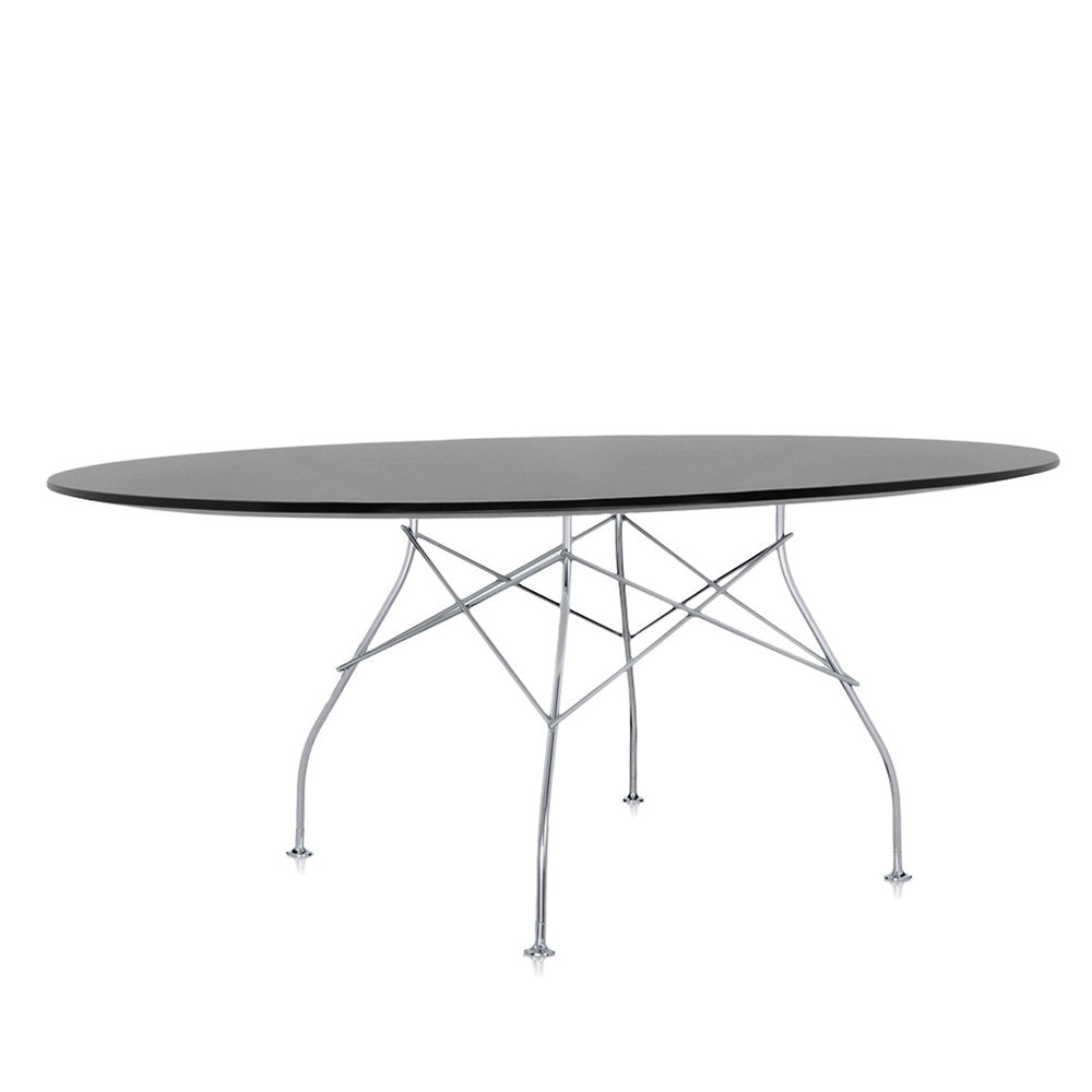 Glossy Oval Dining Table