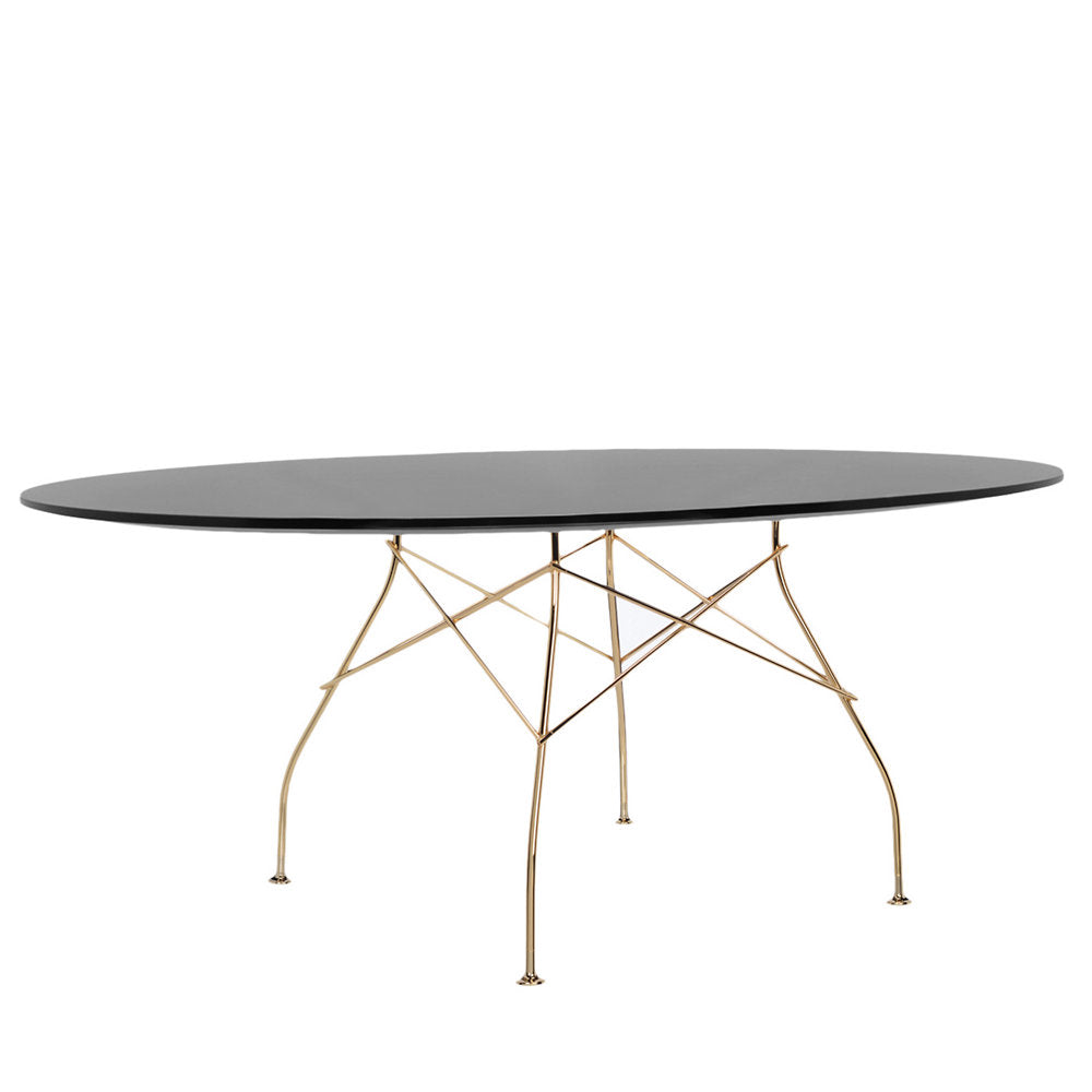 Glossy Oval Dining Table