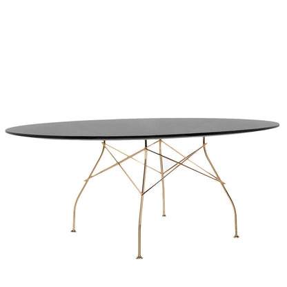 Glossy Oval Dining Table