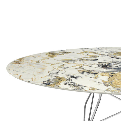 Glossy Oval Dining Table