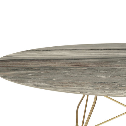 Glossy Oval Dining Table