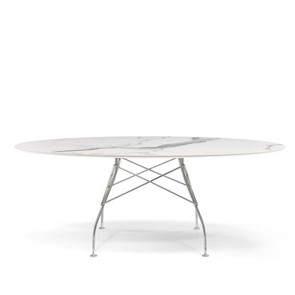 Glossy Oval Dining Table