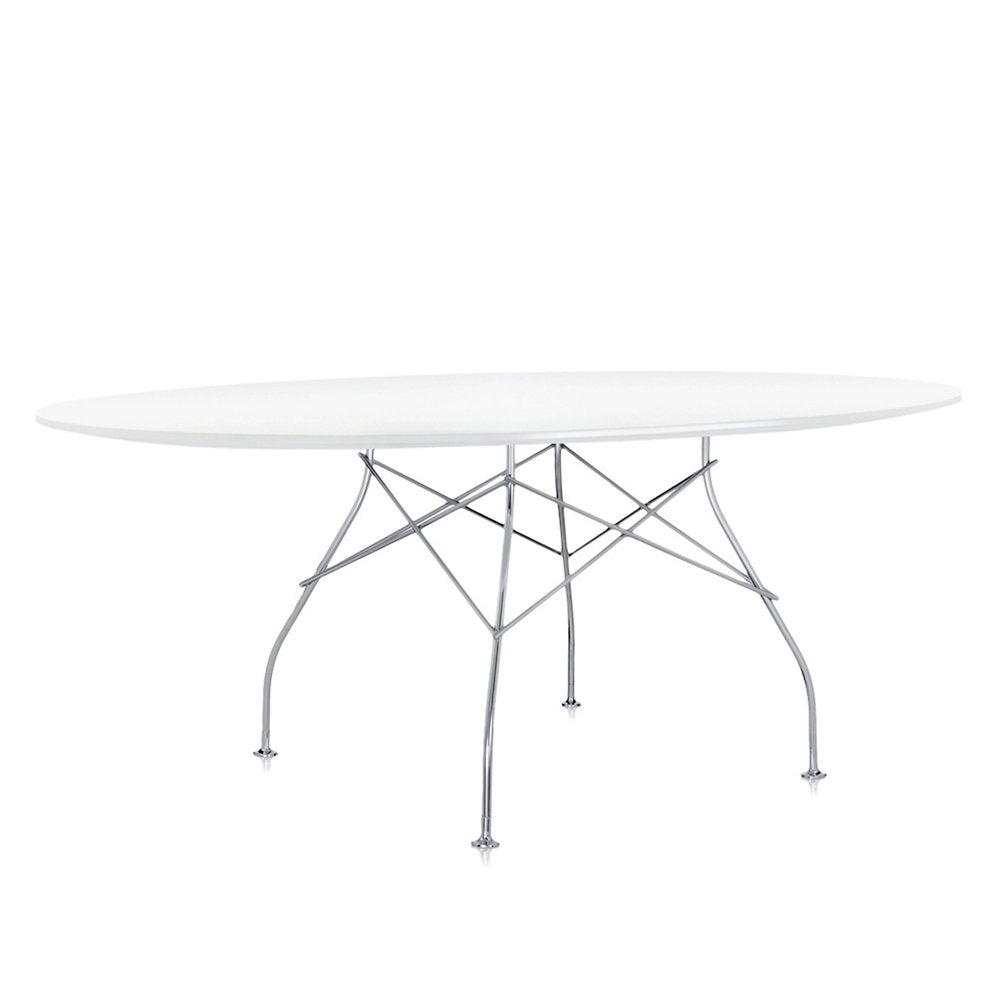Glossy Oval Dining Table