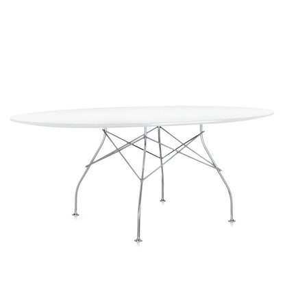 Glossy Oval Dining Table