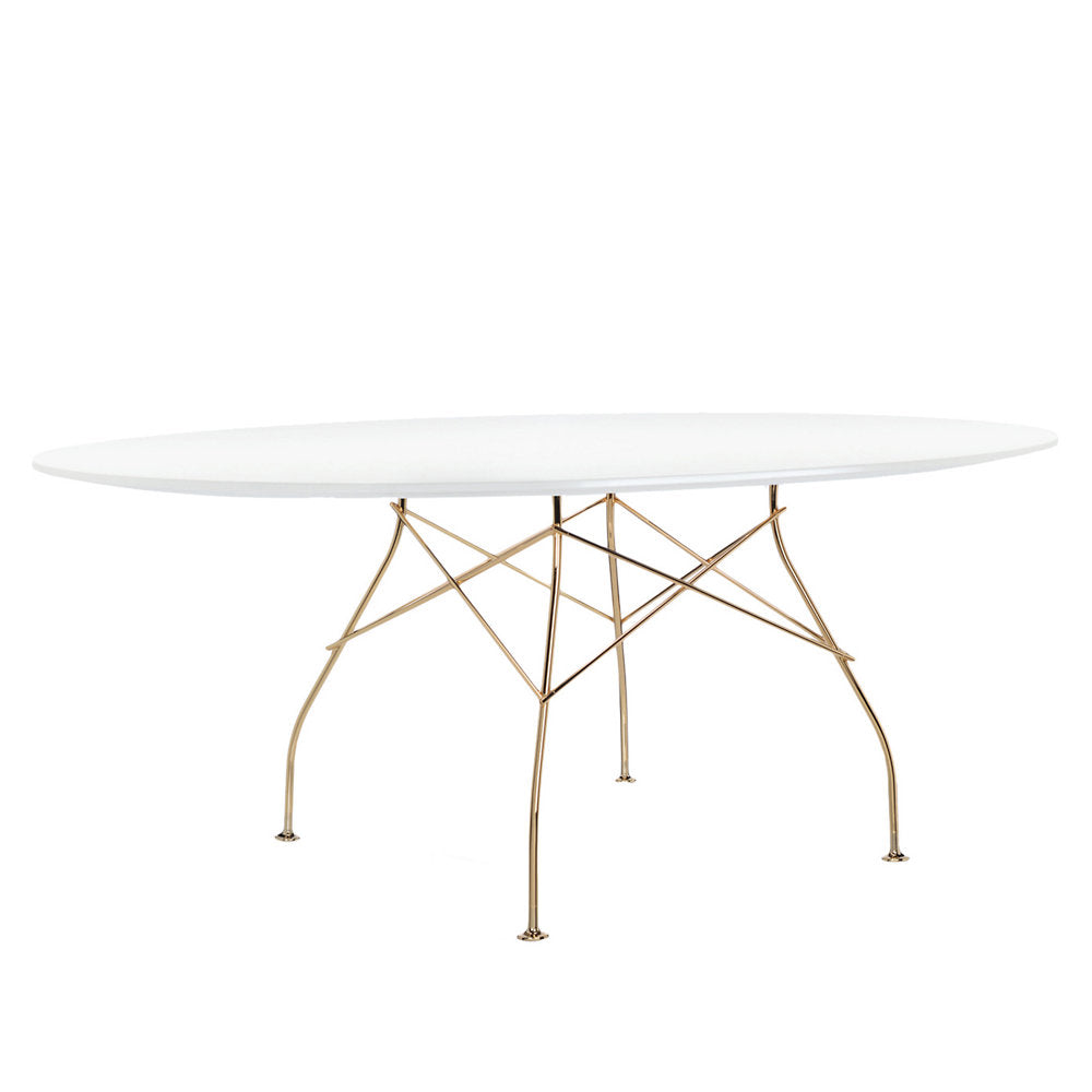 Glossy Oval Dining Table