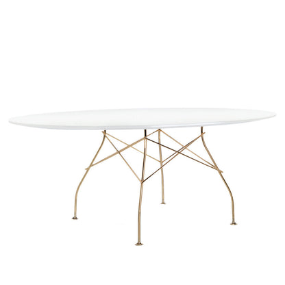 Glossy Oval Dining Table