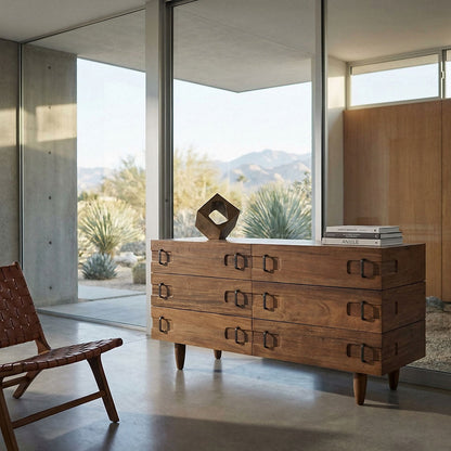David 6 Drawer Sideboard