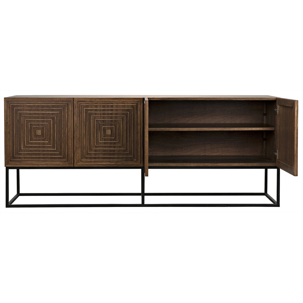Lanon Sideboard with Steel Base
