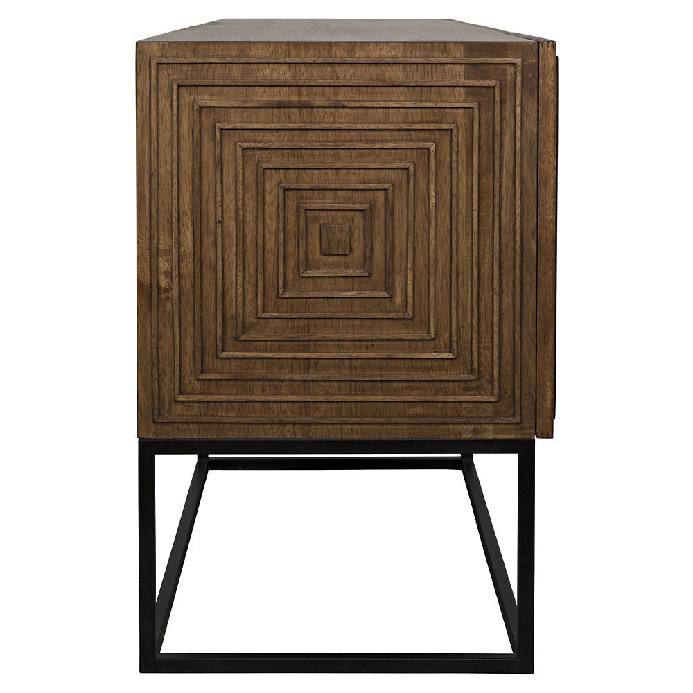 Lanon Sideboard with Steel Base