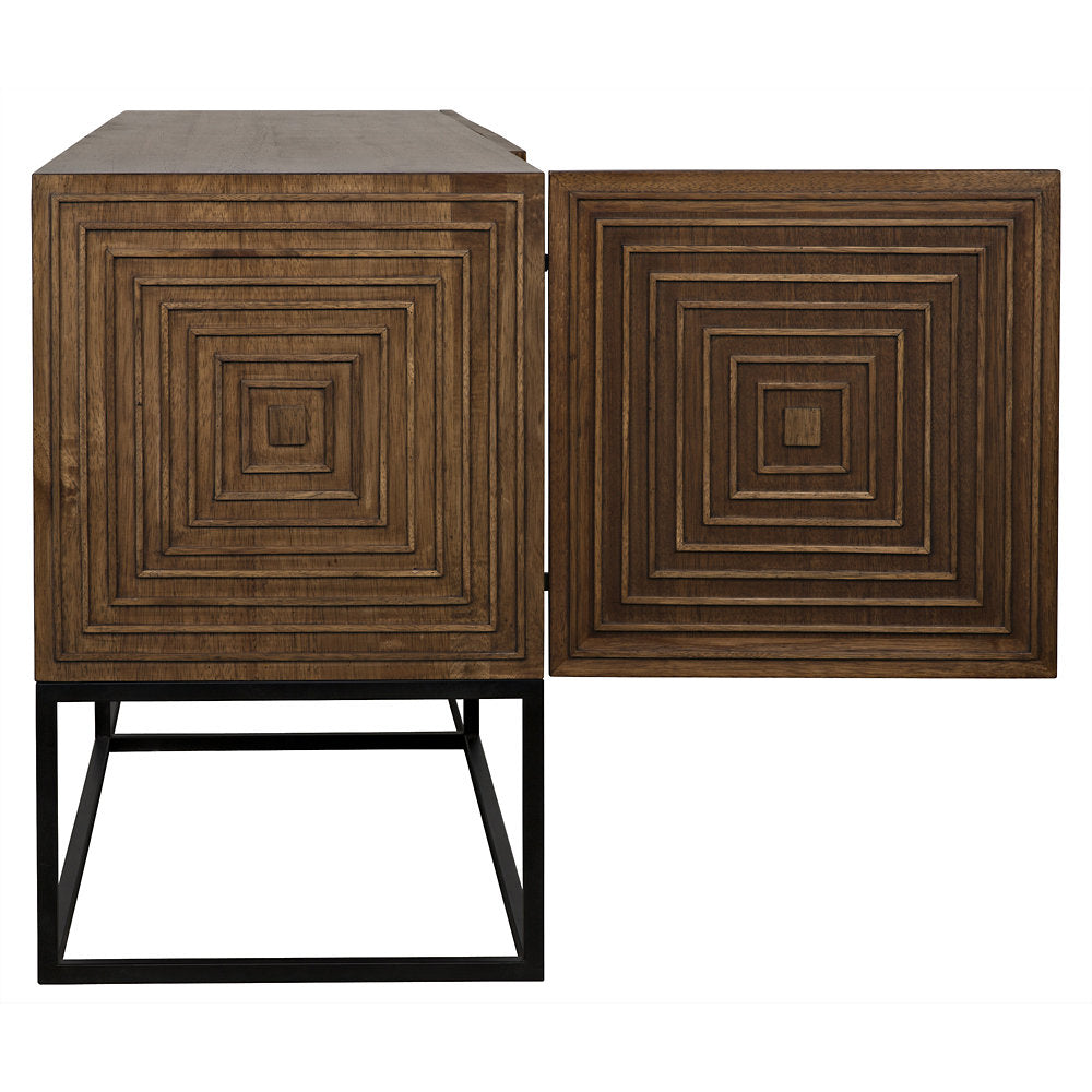Lanon Sideboard with Steel Base
