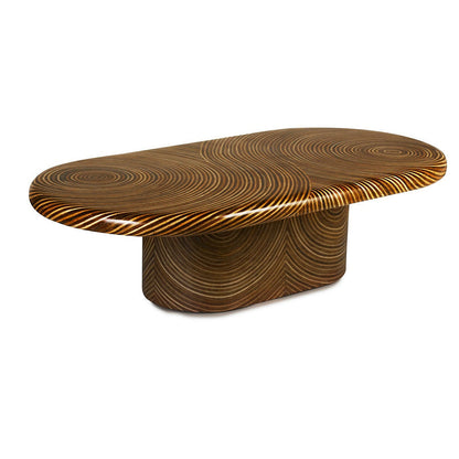 Ribbon Oval Cocktail Table