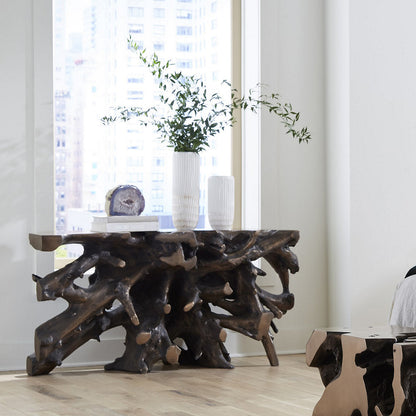 Beau Cast Root Console Table