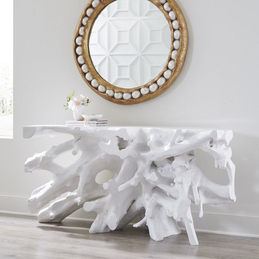 Beau Cast Root Console Table