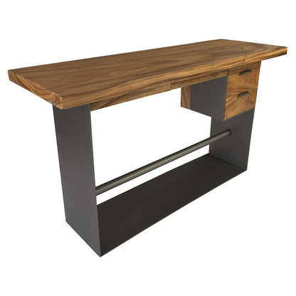 Iron Frame Standing Desk with Drawers
