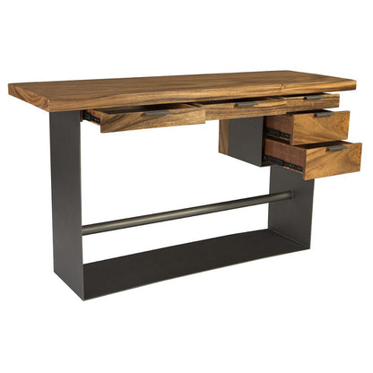 Iron Frame Standing Desk with Drawers