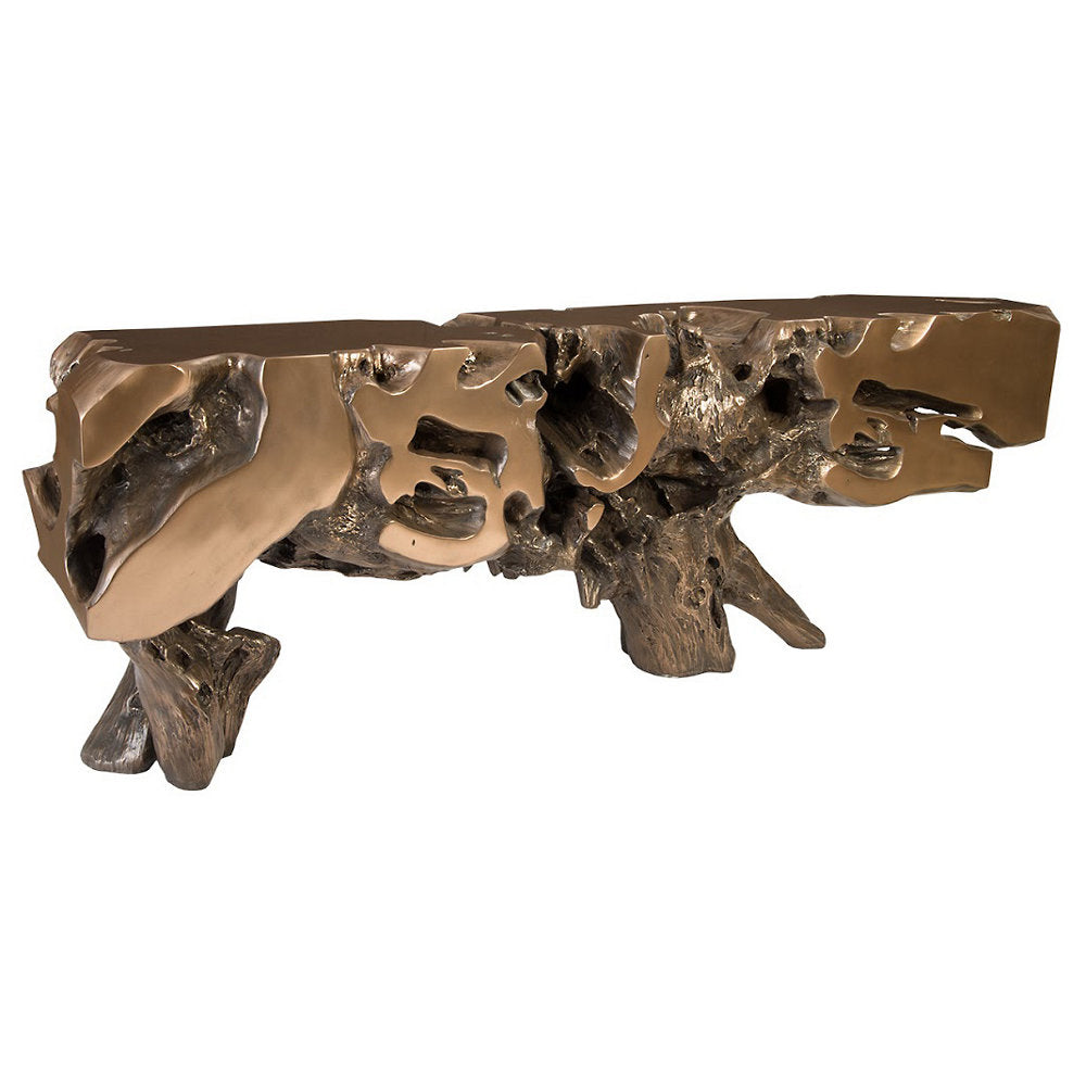 Freeform Rectangular Console Table