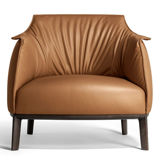 Archibald Armchair with Wood Base