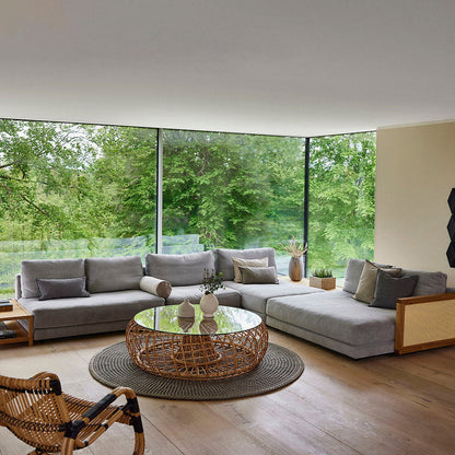 Scale 2-Seater Sofa with Double Daybed and Armrest