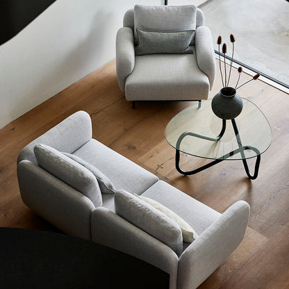 Aura 3-Seater High Armrest Sofa