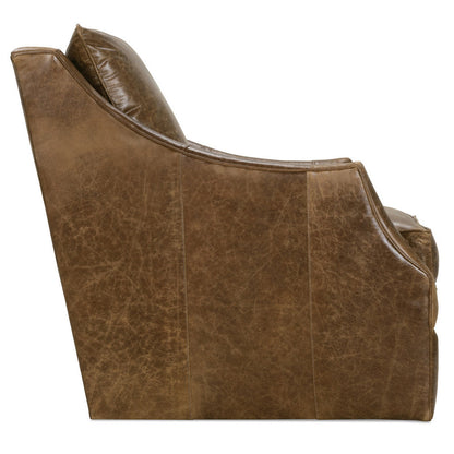 Kara Leather Swivel Chair
