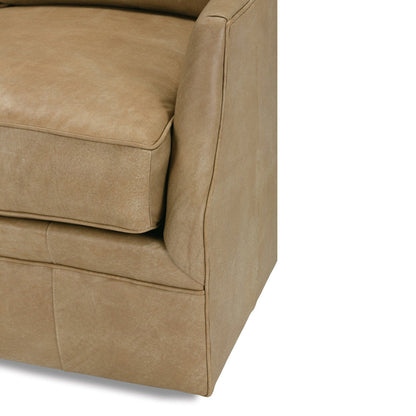 Kara Leather Swivel Chair