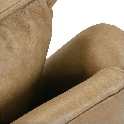 Kara Leather Swivel Chair