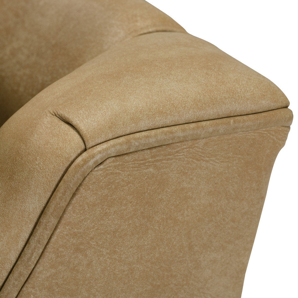 Kara Leather Swivel Chair