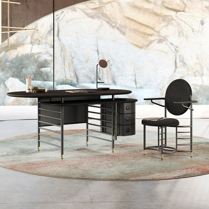 Frank Lloyd Wright Racine Desk with Storage