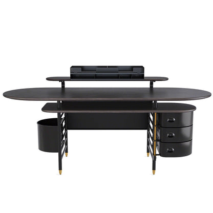 Frank Lloyd Wright Racine Desk with Storage and Accessories