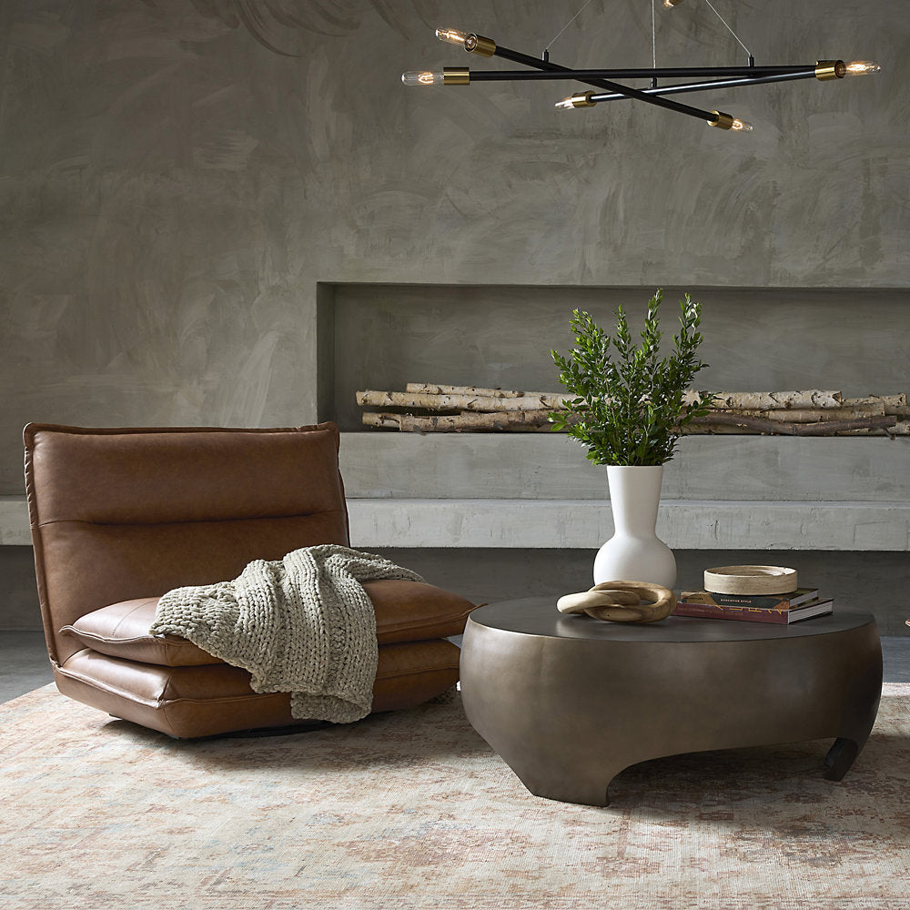 Colson Swivel Armless Chair