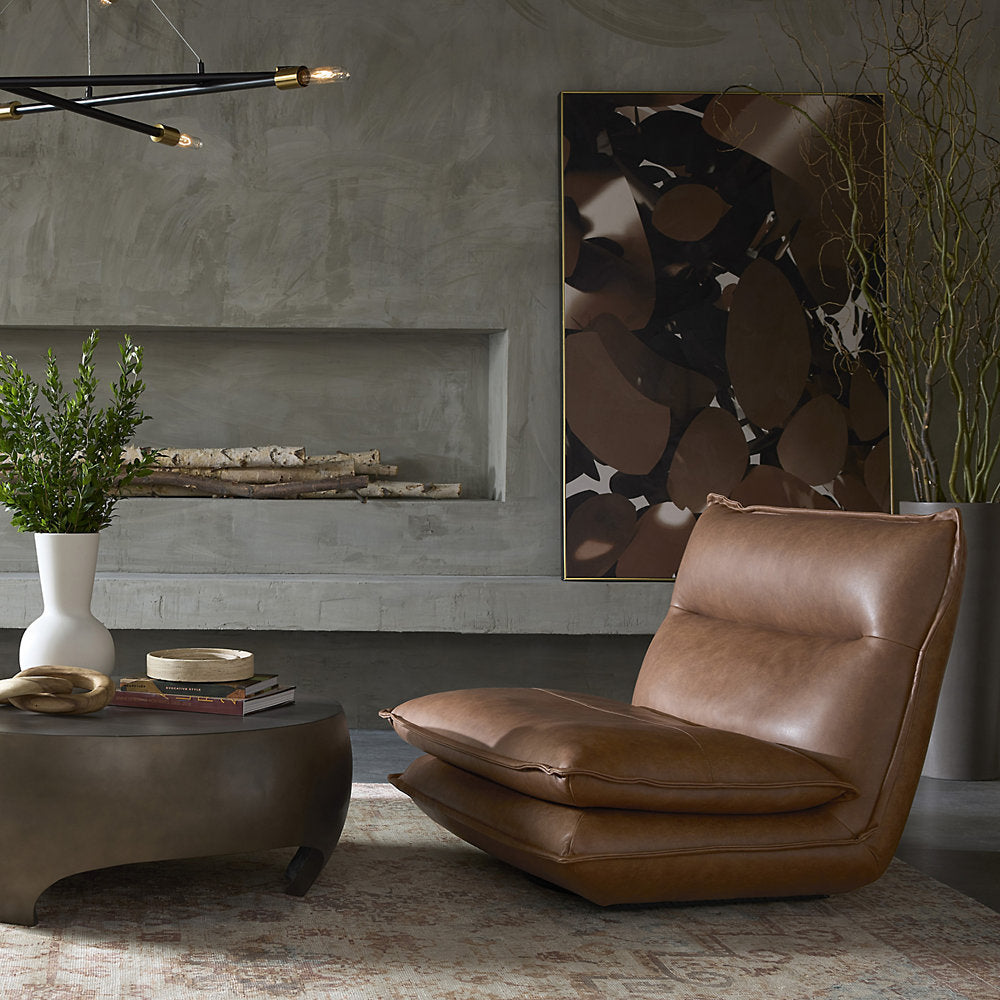 Colson Swivel Armless Chair