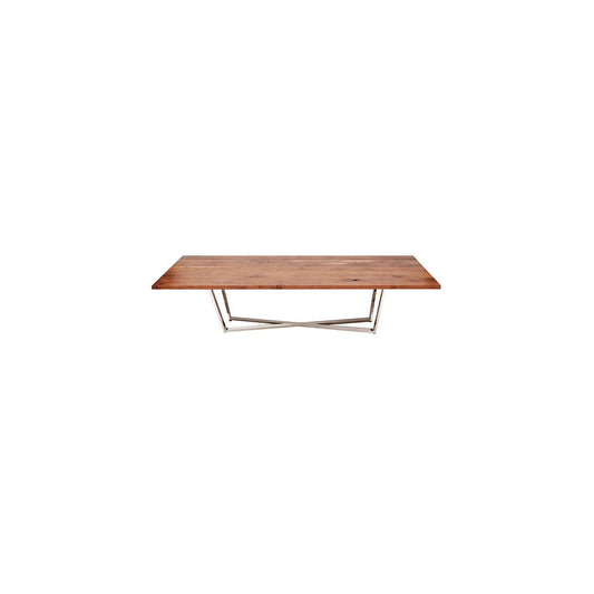 GAX X Dining Table, Stainless Steel Base