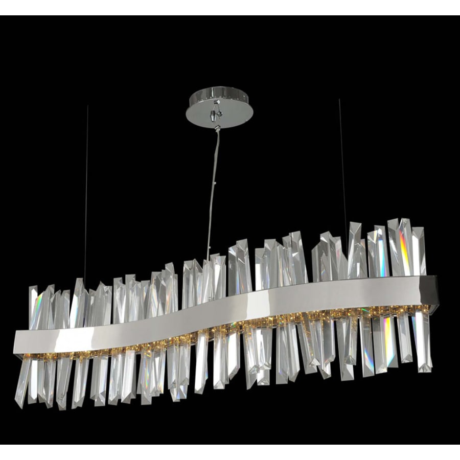 Allegri Glacier 42" Wide LED Linear Chandelier