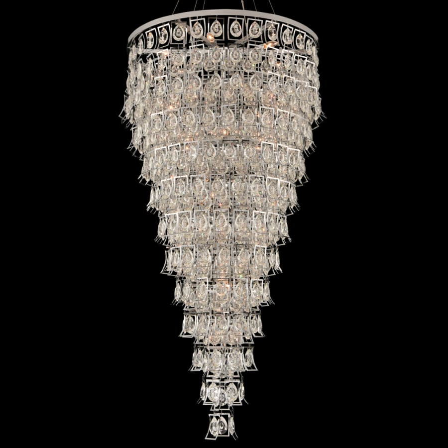 Allegri Carmella 36" Wide 13 Tier Waterfall Chandelier with Firenze Crystal