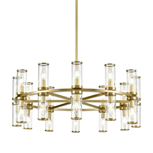 Alora Lighting Revolve 24 Light 32" Wide Taper Candle Chandelier