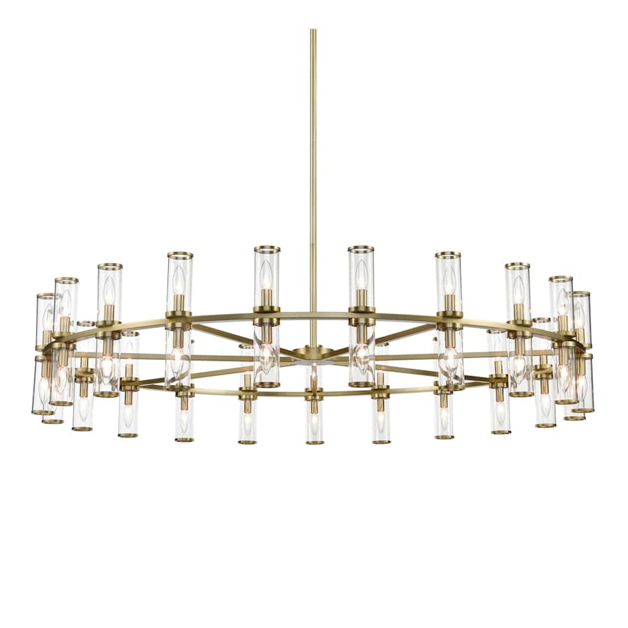 Alora Lighting Revolve 42 Light 60" Wide Taper Candle Chandelier
